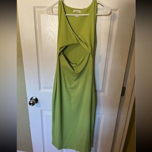 Brand new without tags Aritzia Mantel Contour green dress size medium